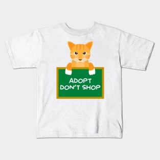 Advice Cat - Adopt Don't Shop Kids T-Shirt